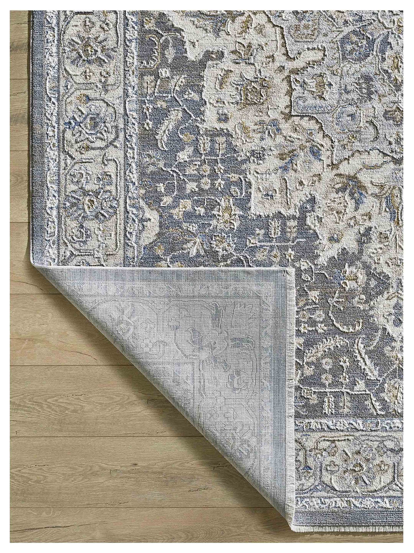 KAS Preston 8105 Blue Ivory Traditional Machinemade Rug - Rugs - KAS - Atlanta Designer Rugs