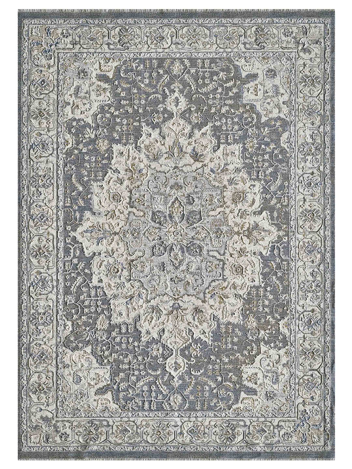 KAS Preston 8105 Blue Ivory Traditional Machinemade Rug - Rugs - KAS - Atlanta Designer Rugs