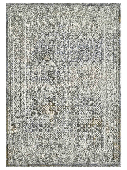 KAS Preston 8106 Ivory Blue Transitional Machinemade Rug - Rugs - KAS - Atlanta Designer Rugs