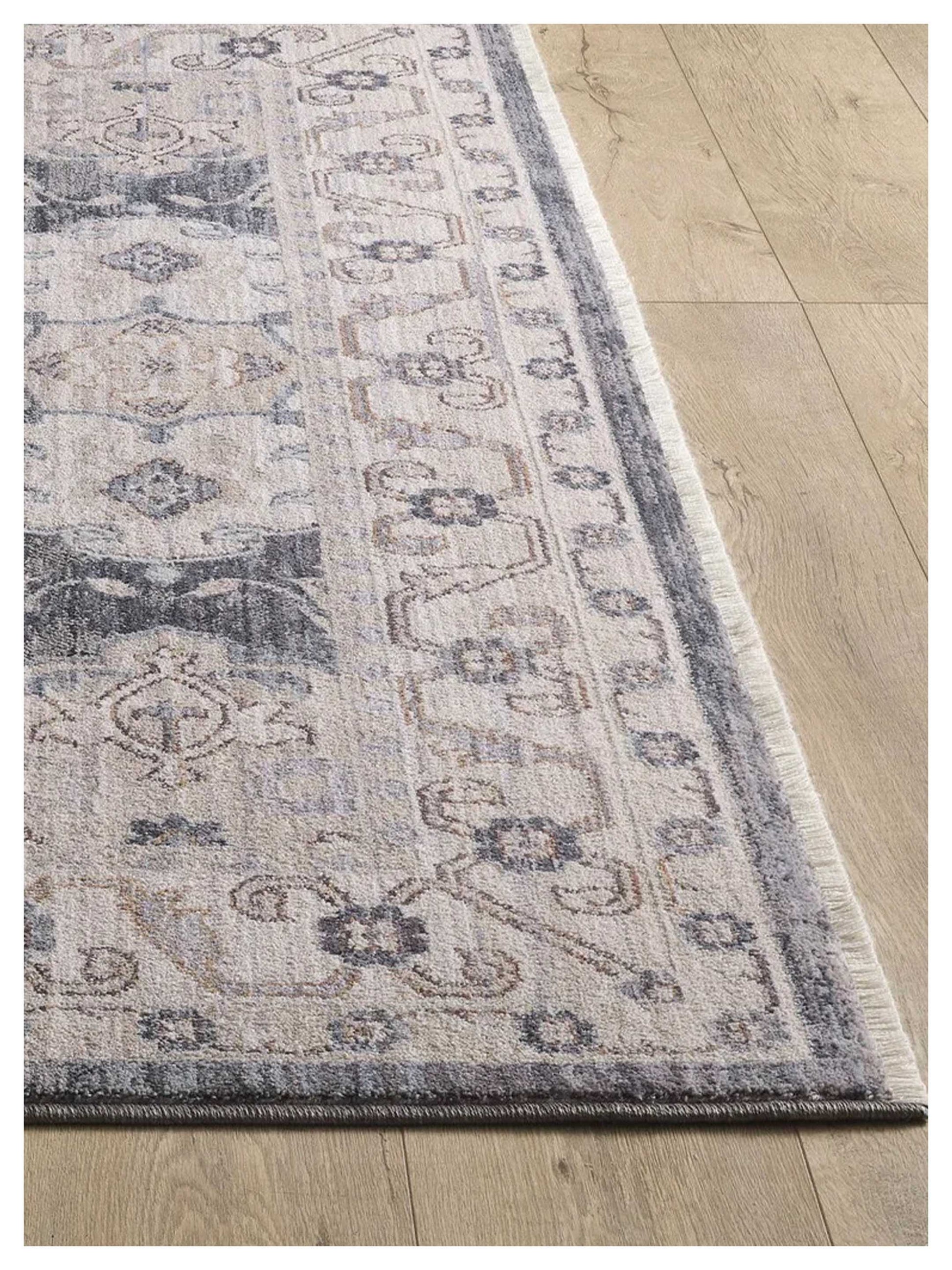 KAS Adele 8800 Grey Ivory Traditional Machinemade Rug - Rugs - KAS - Atlanta Designer Rugs