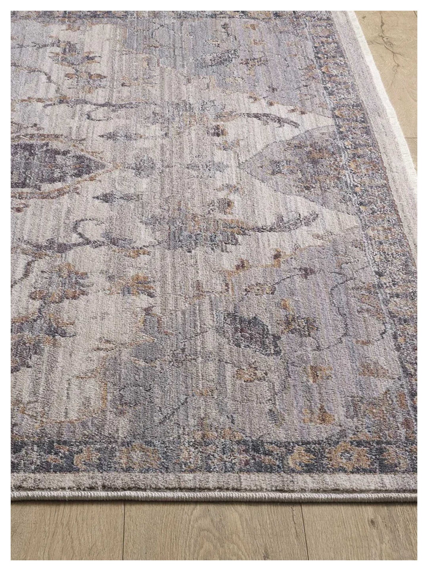 KAS Adele 8804 Ivory Grey Traditional Machinemade Rug - Rugs - KAS - Atlanta Designer Rugs