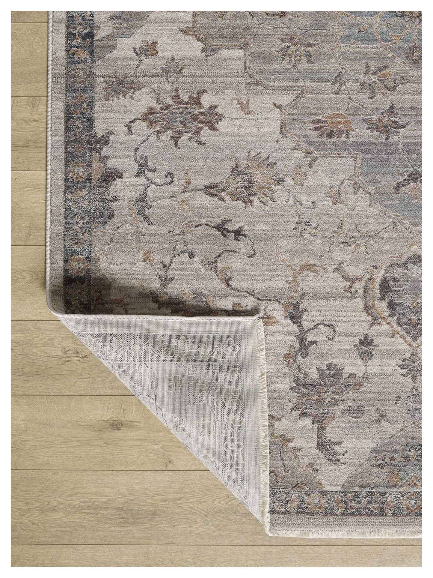 KAS Adele 8804 Ivory Grey Traditional Machinemade Rug - Rugs - KAS - Atlanta Designer Rugs