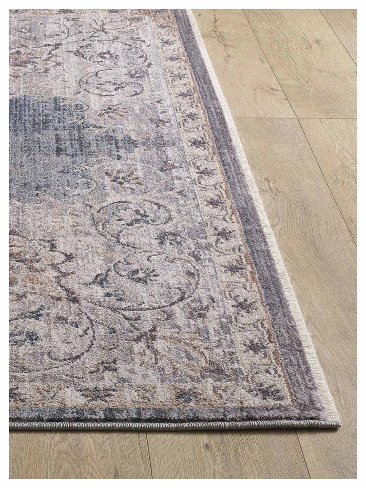 KAS Adele 8805 Grey Blue Traditional Machinemade Rug - Rugs - KAS - Atlanta Designer Rugs