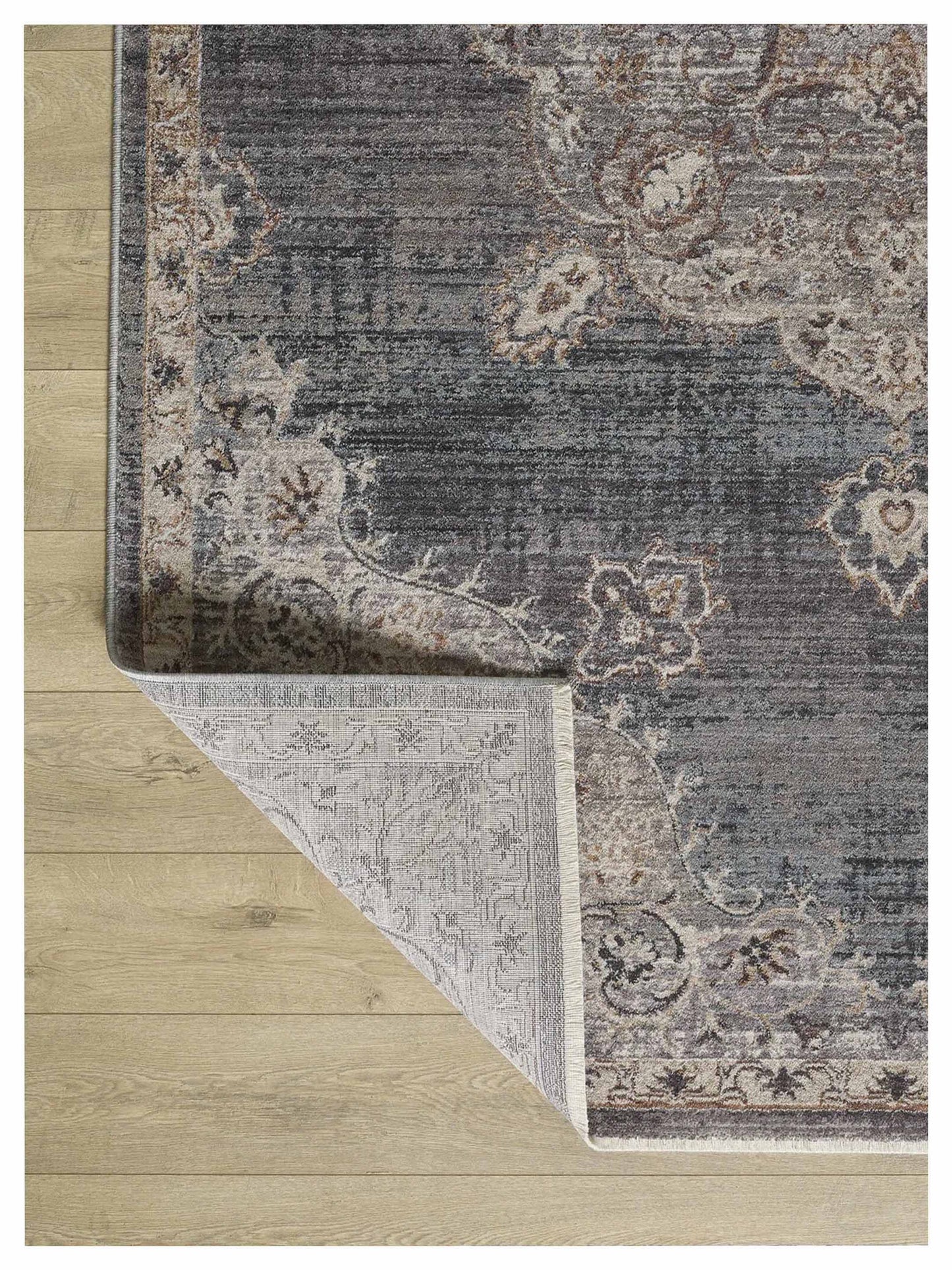 KAS Adele 8805 Grey Blue Traditional Machinemade Rug - Rugs - KAS - Atlanta Designer Rugs