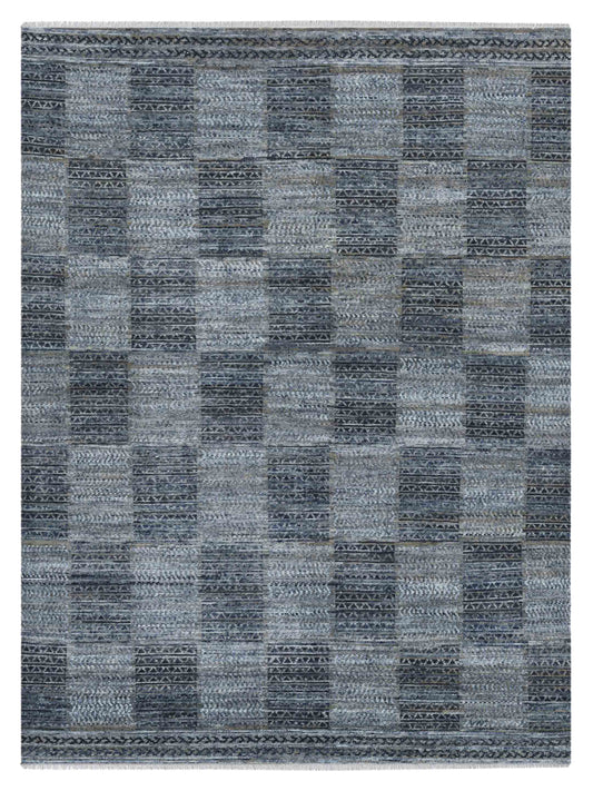 Limited LISMORE LI-108 GRAYISH BLUE Transitional Knotted Rug