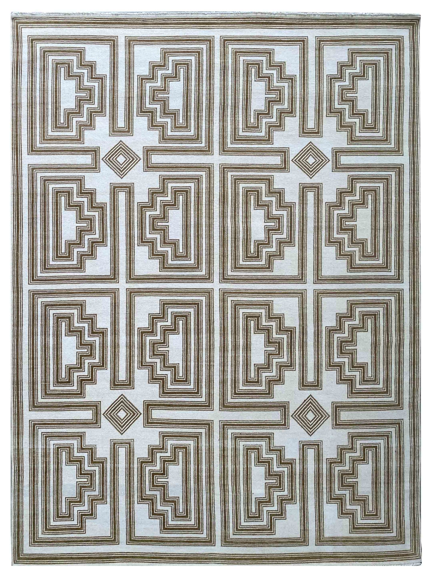 Artisan Blossom FB-559 Ivory Modern Knotted Rug