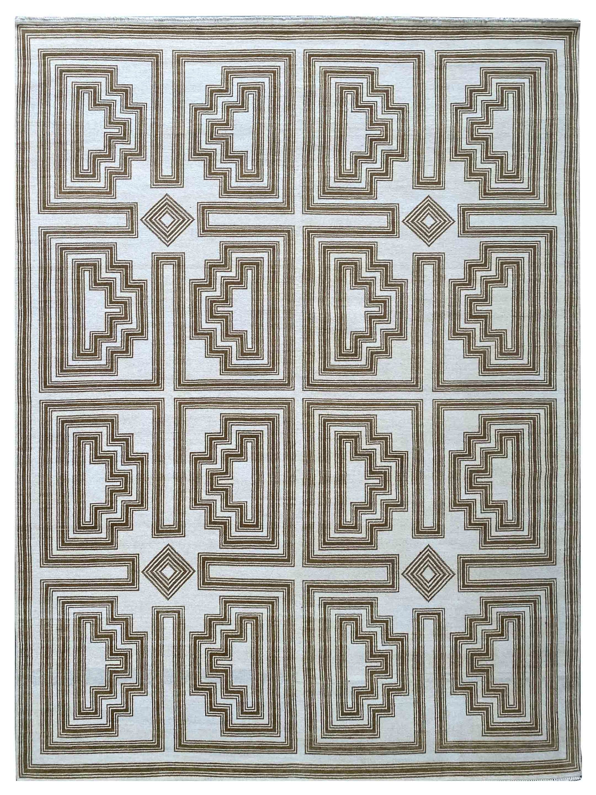 Artisan Blossom FB-559 Ivory Modern Knotted Rug