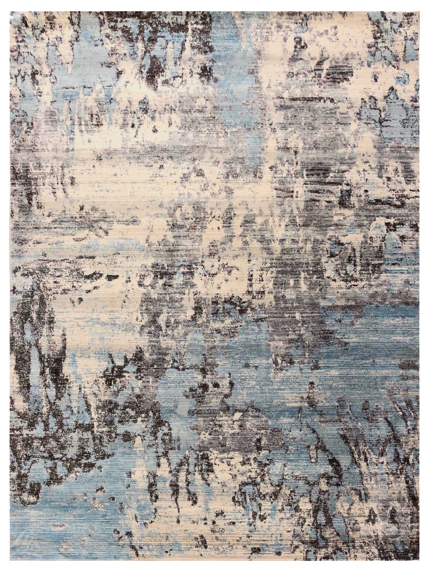 Artisan Marcia Grey Aqua Modern Machinemade Rug - Rugs - Artisan - Atlanta Designer Rugs