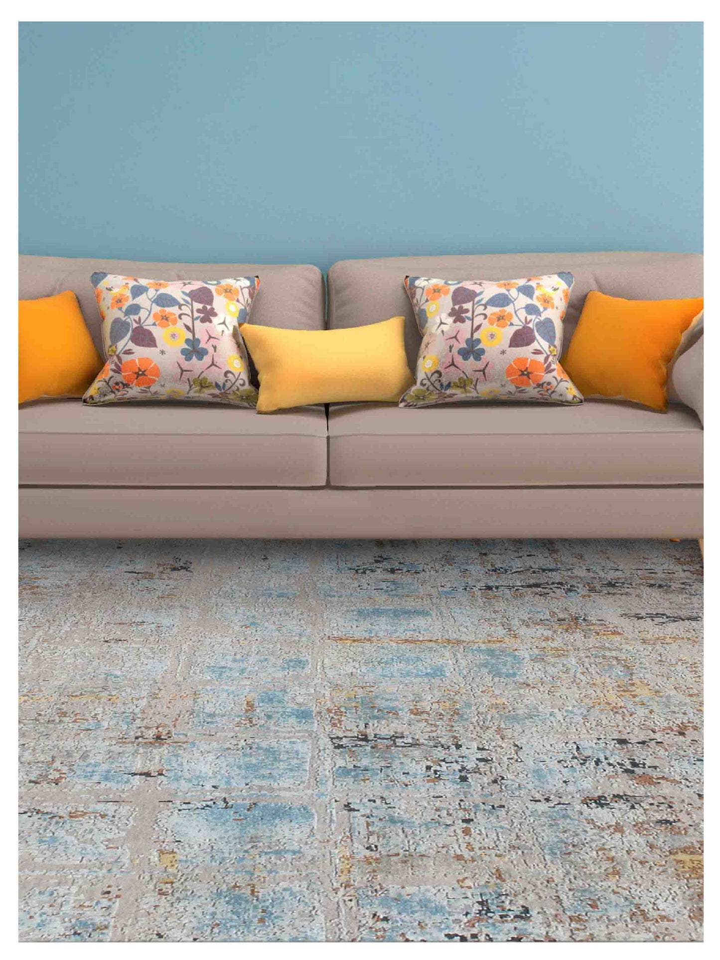 Limited MELBOURNE ME - 256 IVORY Transitional Knotted Rug - Rugs - Limited - Atlanta Designer Rugs