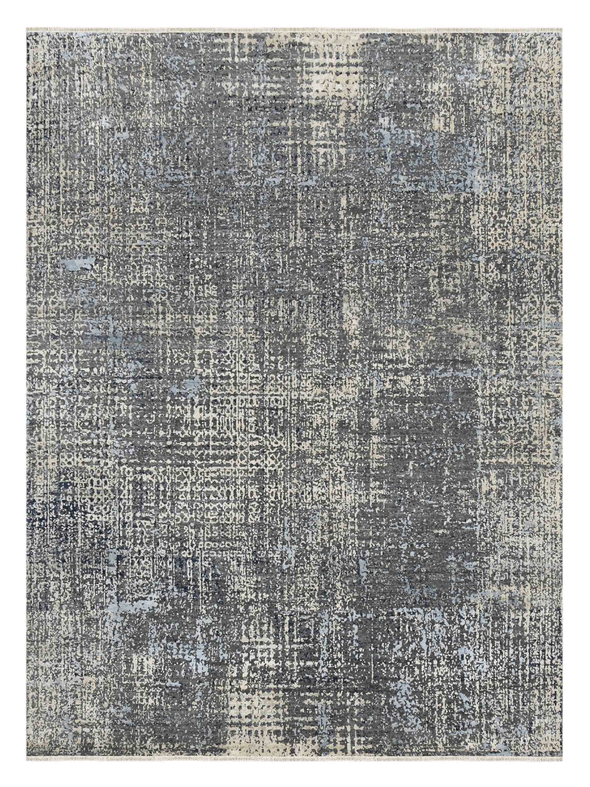 Limited MELBOURNE ME - 252 DARK GRAY Transitional Knotted Rug - Rugs - Limited - Atlanta Designer Rugs