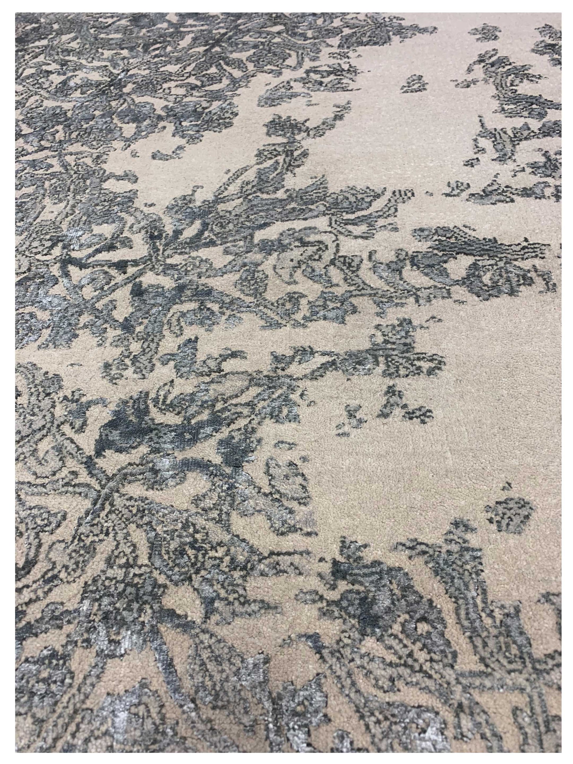 Artisan Reese Beige Grey Transitional Knotted Rug - Rugs - Artisan - Atlanta Designer Rugs