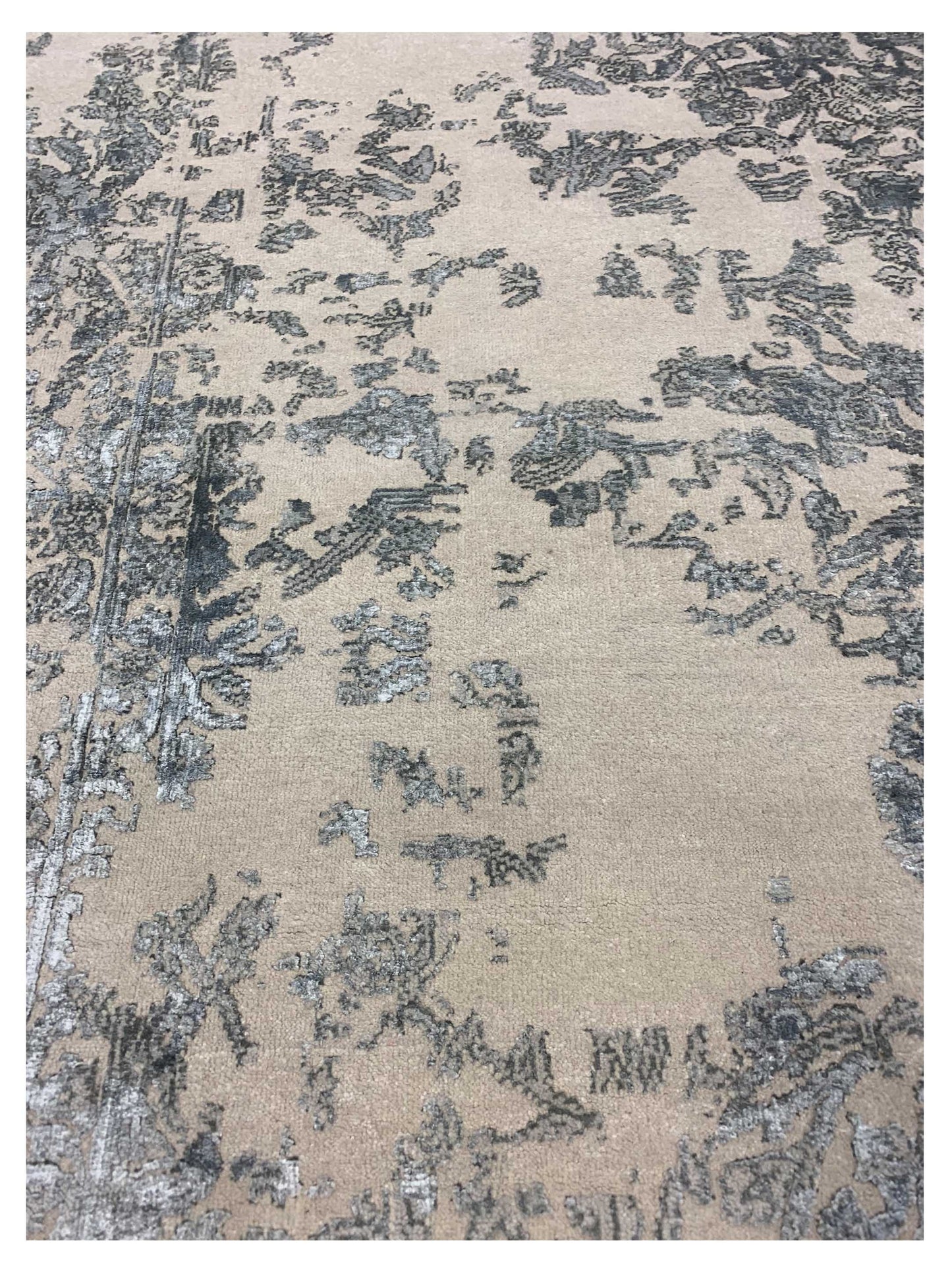 Artisan Reese Beige Grey Transitional Knotted Rug - Rugs - Artisan - Atlanta Designer Rugs