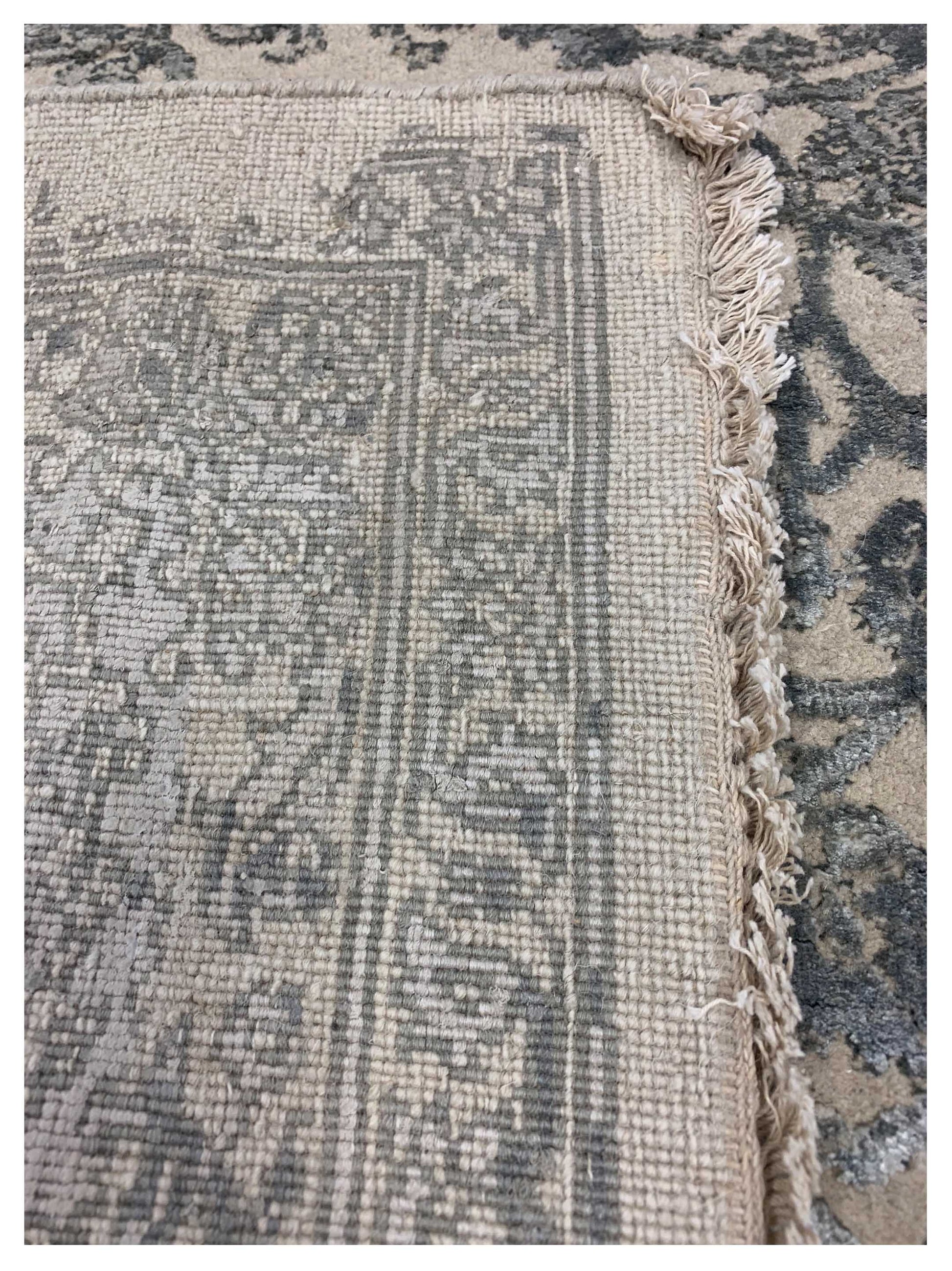 Artisan Reese Beige Grey Transitional Knotted Rug - Rugs - Artisan - Atlanta Designer Rugs