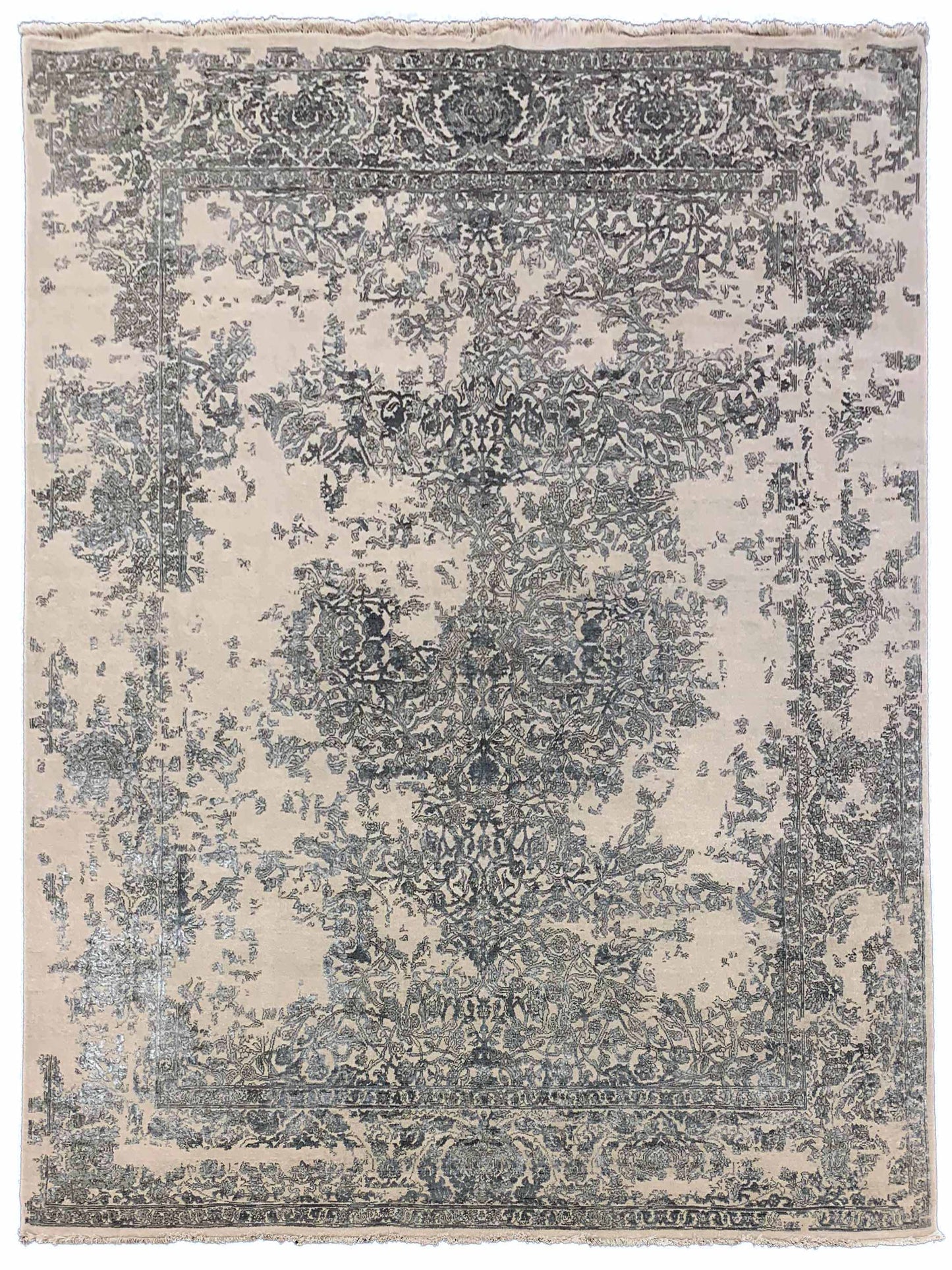 Artisan Reese Beige Grey Transitional Knotted Rug - Rugs - Artisan - Atlanta Designer Rugs