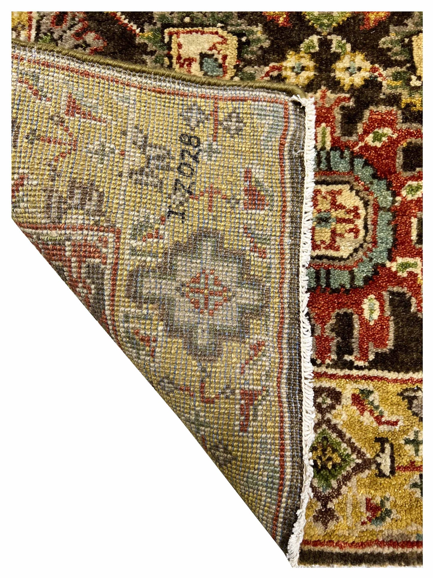 Artisan Mahal Brown Gold Traditional Knotted Rug - Rugs - Artisan - Atlanta Designer Rugs