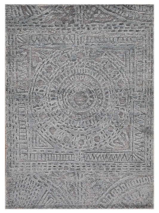 Artisan Mary Lt.Green Contemporary Knotted Rug - Rugs - Artisan - Atlanta Designer Rugs