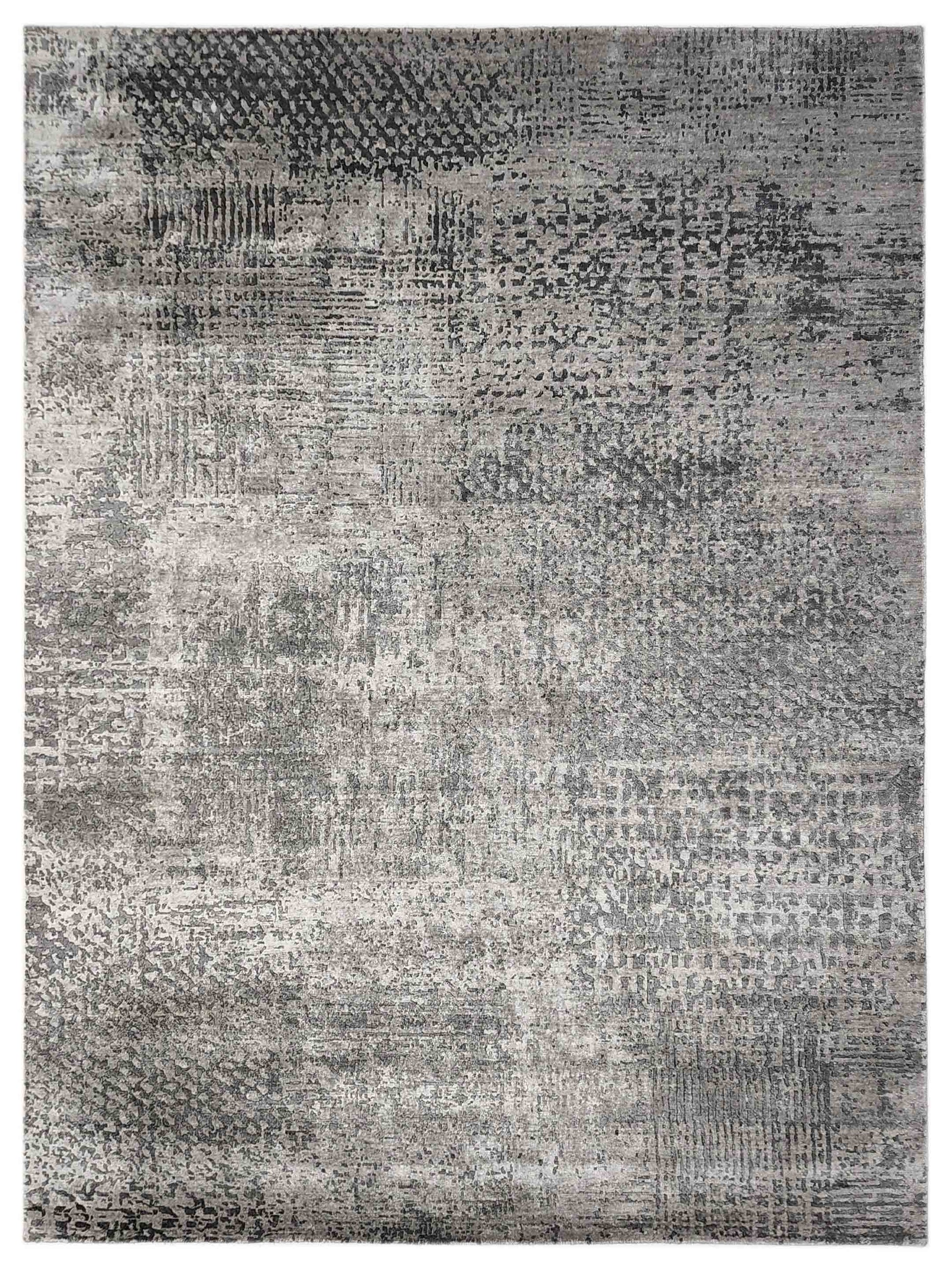 Artisan Mary MN-234 Grey Contemporary Knotted Rug