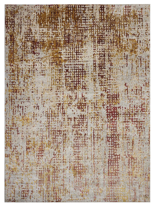 Artisan Mary MN-267 Ivory Contemporary Knotted Rug