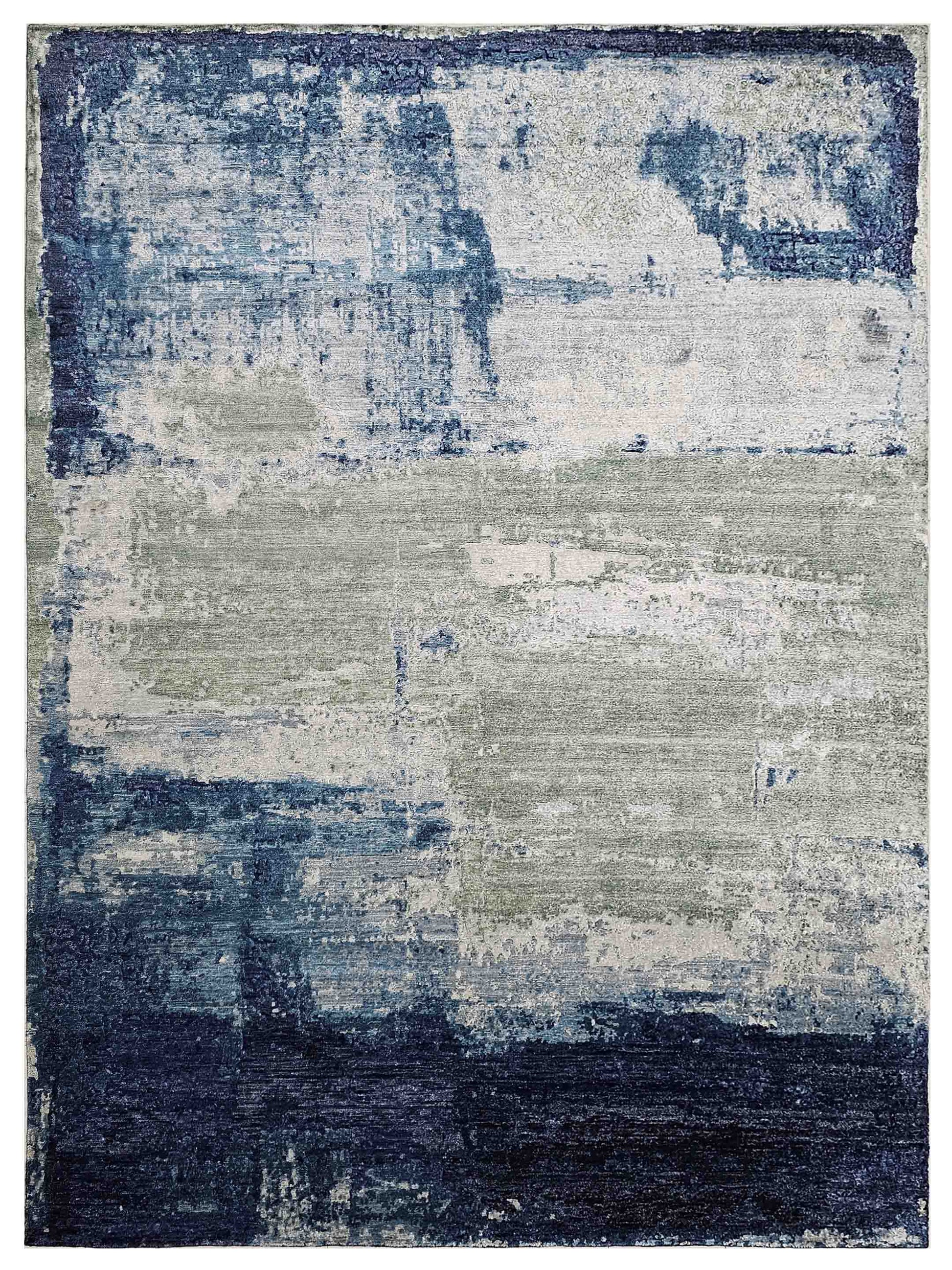 Artisan Mary Green Contemporary Knotted Rug - Rugs - Artisan - Atlanta Designer Rugs