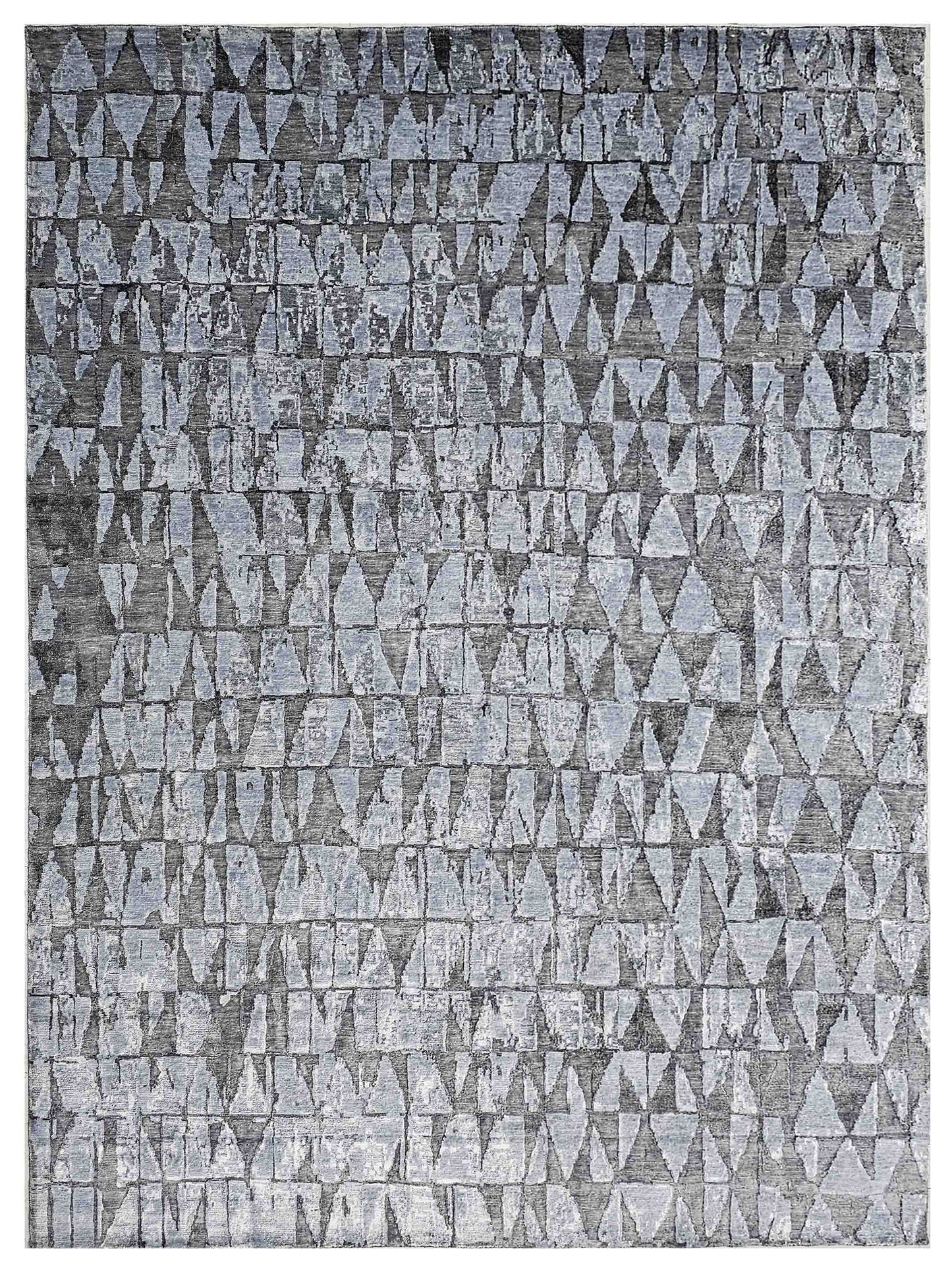 Artisan Mary MN-326 Grey Contemporary Knotted Rug