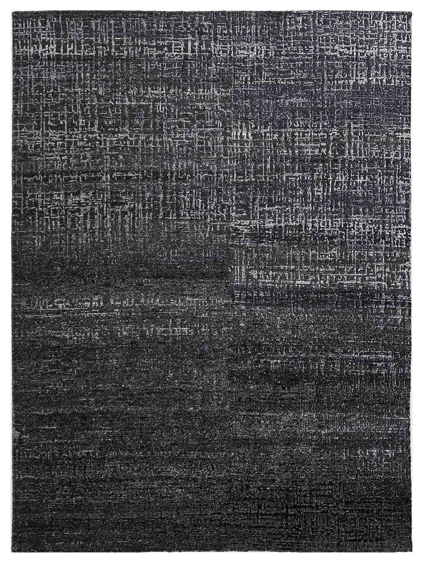 Artisan Mary Carbon Contemporary Knotted Rug - Rugs - Artisan - Atlanta Designer Rugs