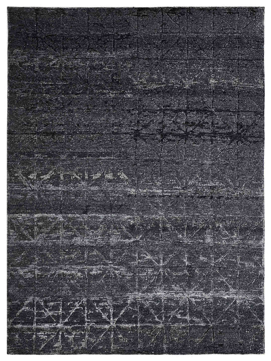 Artisan Mary Carbon Contemporary Knotted Rug - Rugs - Artisan - Atlanta Designer Rugs