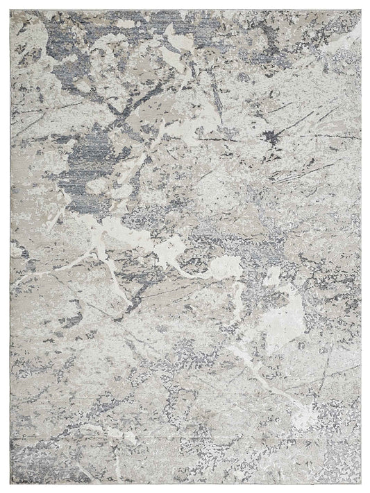 Artisan Mary Ivory Grey Contemporary Knotted Rug - Rugs - Artisan - Atlanta Designer Rugs