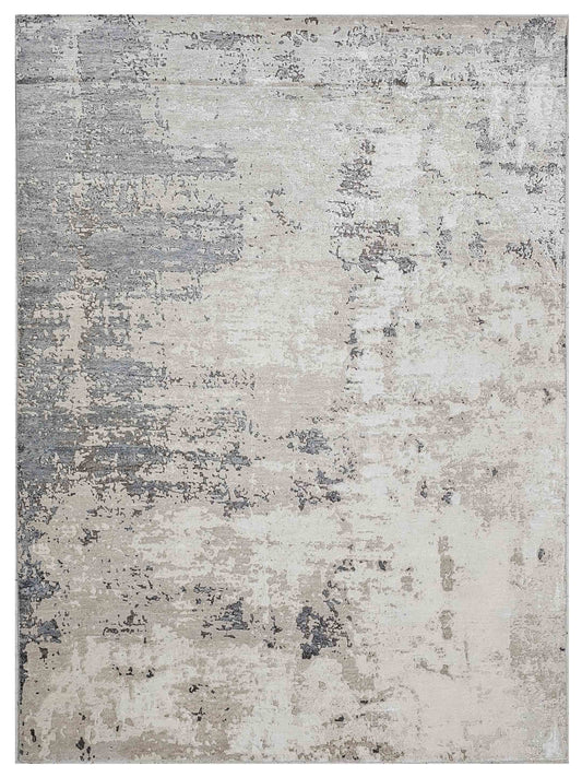 Artisan Mary Ivory Silver Contemporary Knotted Rug - Rugs - Artisan - Atlanta Designer Rugs