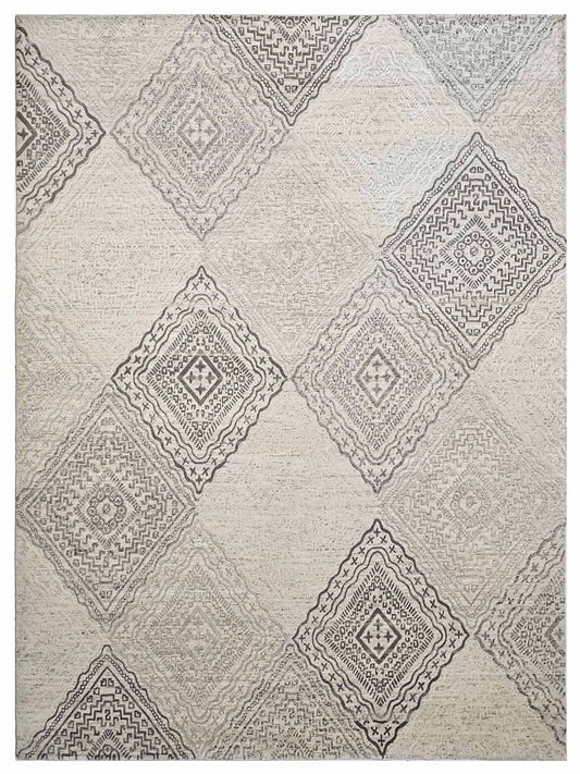 Artisan Mary Beige Contemporary Knotted Rug - Rugs - Artisan - Atlanta Designer Rugs