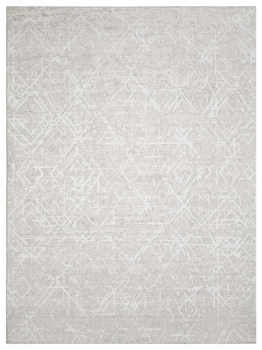 Artisan Mary Heather Grey Contemporary Knotted Rug - Rugs - Artisan - Atlanta Designer Rugs