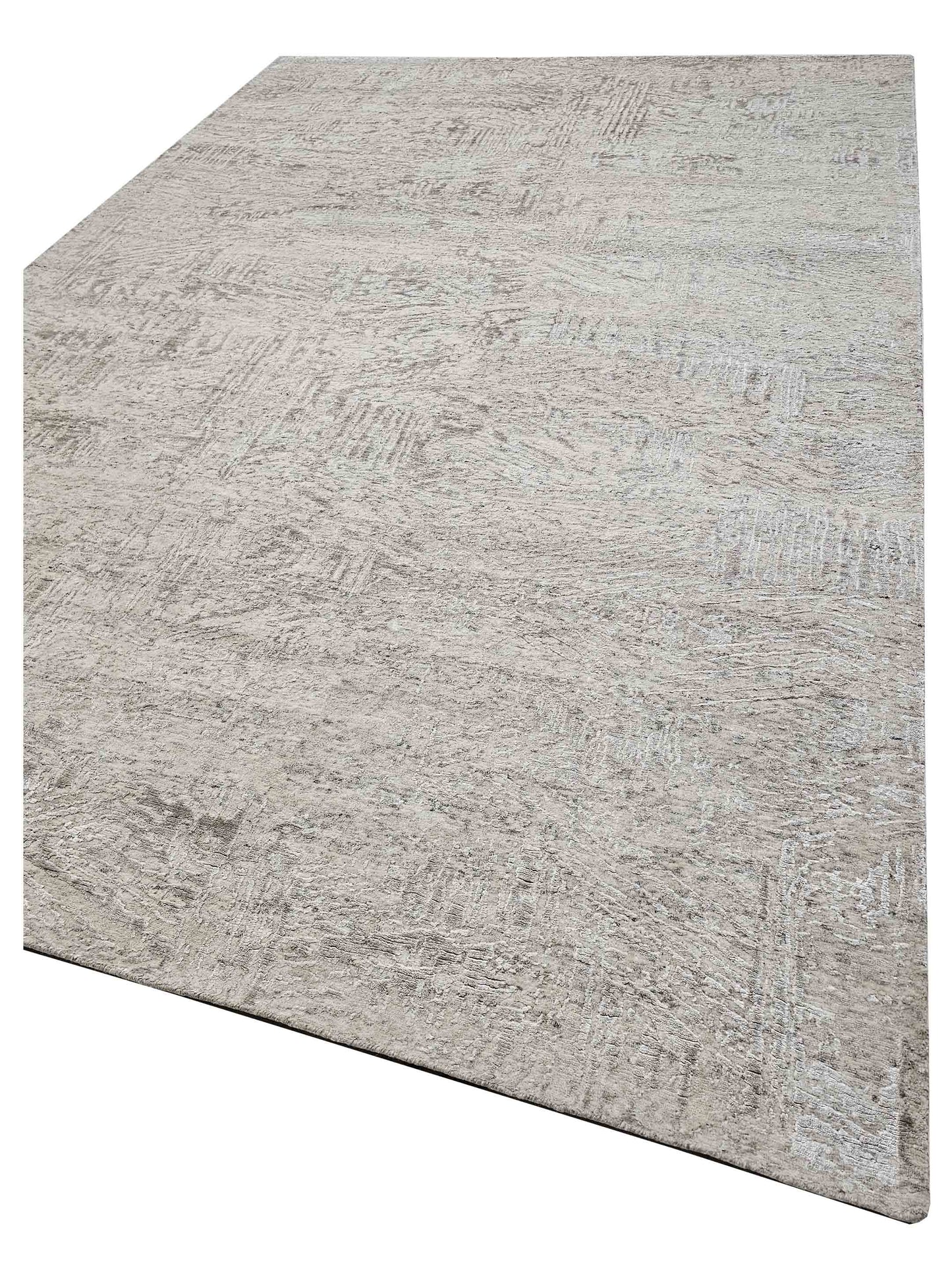 Artisan Mary  Beige  Contemporary Knotted Rug