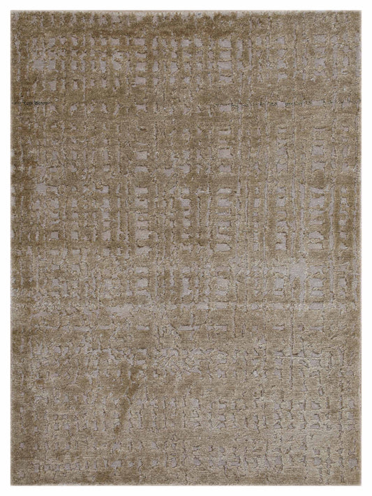 Artisan Mary Beige Camel Contemporary Knotted Rug - Rugs - Artisan - Atlanta Designer Rugs