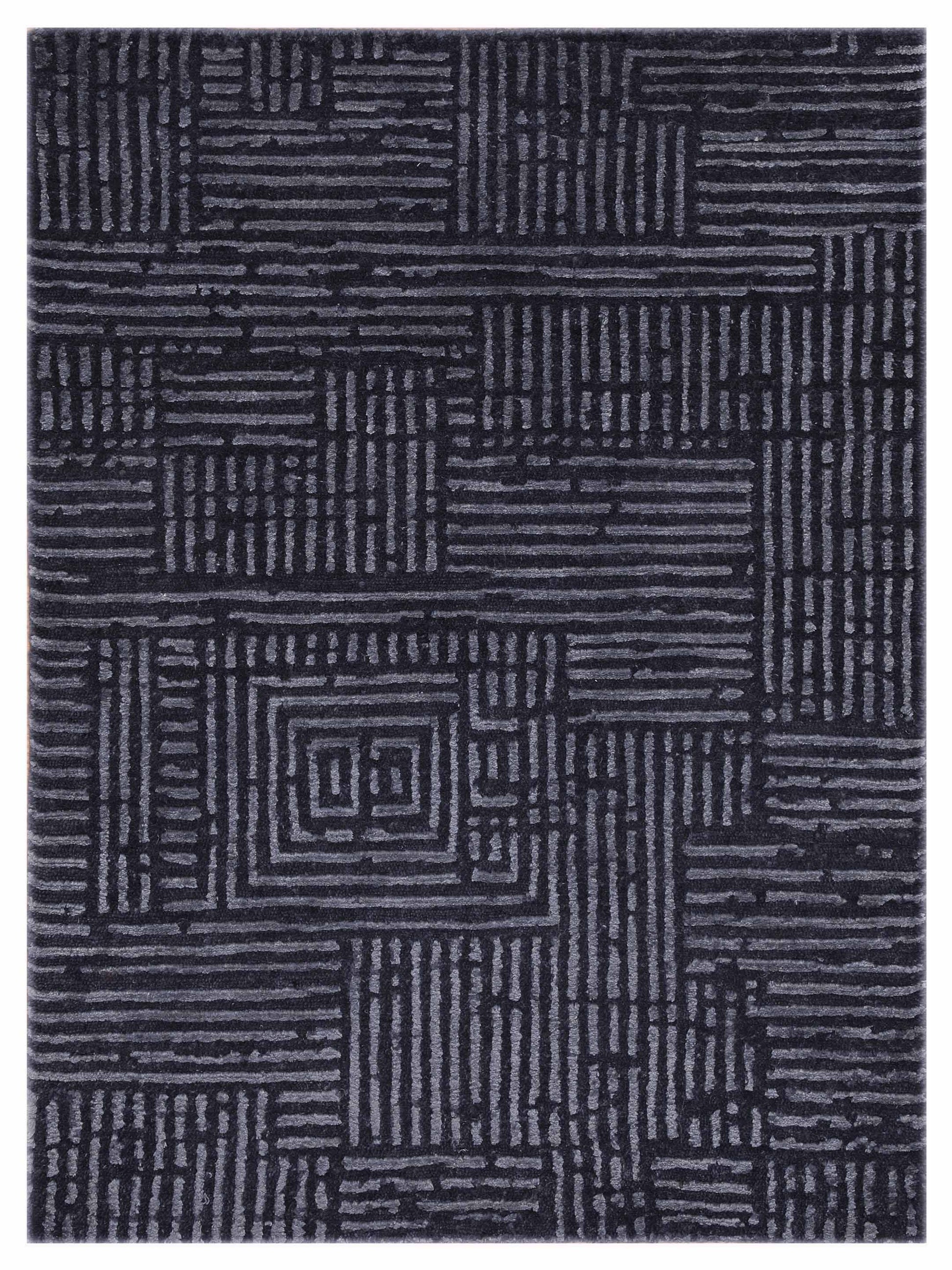 Artisan Mary Blue Contemporary Knotted Rug - Rugs - Artisan - Atlanta Designer Rugs