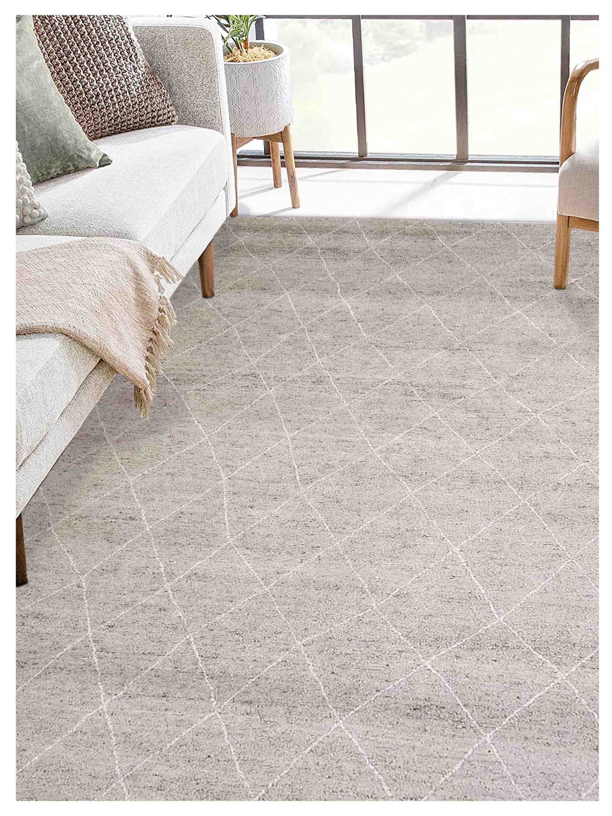 Artisan Marion Beige Charcoal Transitional Knotted Rug - Rugs - Artisan - Atlanta Designer Rugs