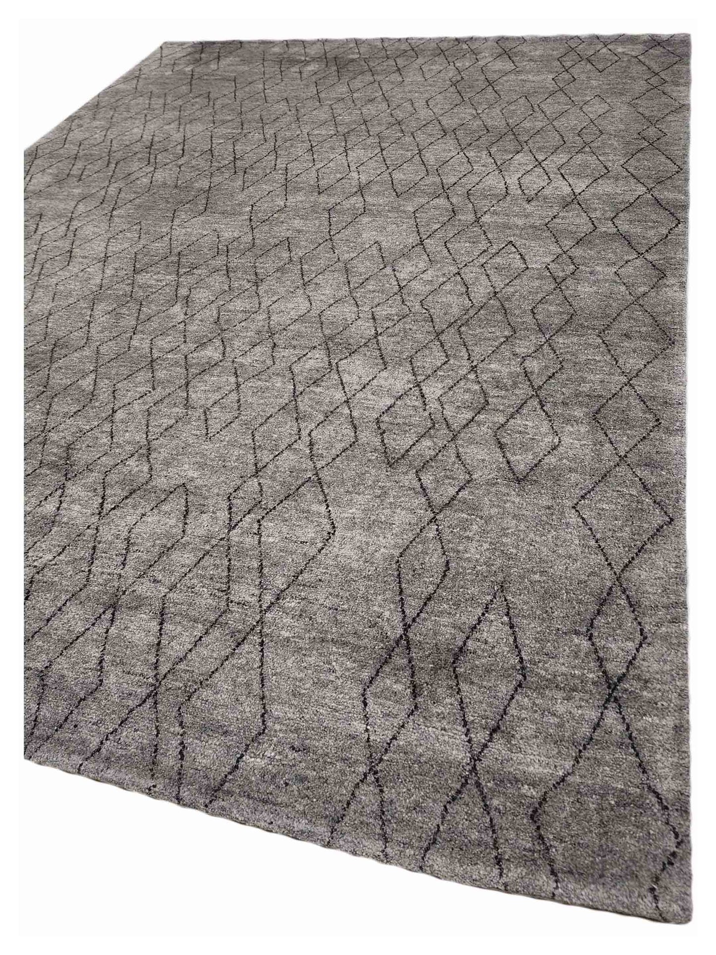 Artisan Marion Grey Transitional Knotted Rug - Rugs - Artisan - Atlanta Designer Rugs