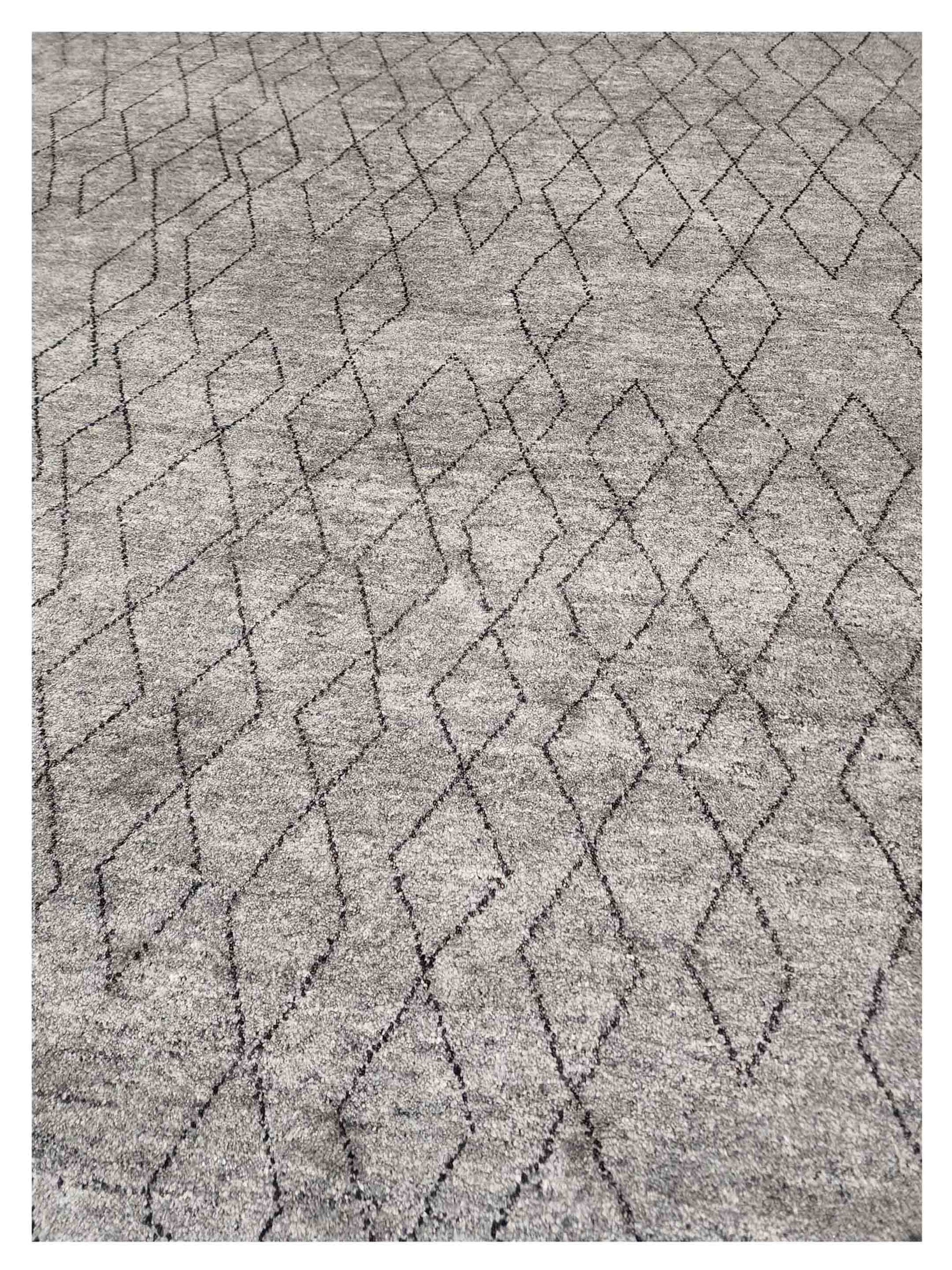 Artisan Marion Grey Transitional Knotted Rug - Rugs - Artisan - Atlanta Designer Rugs