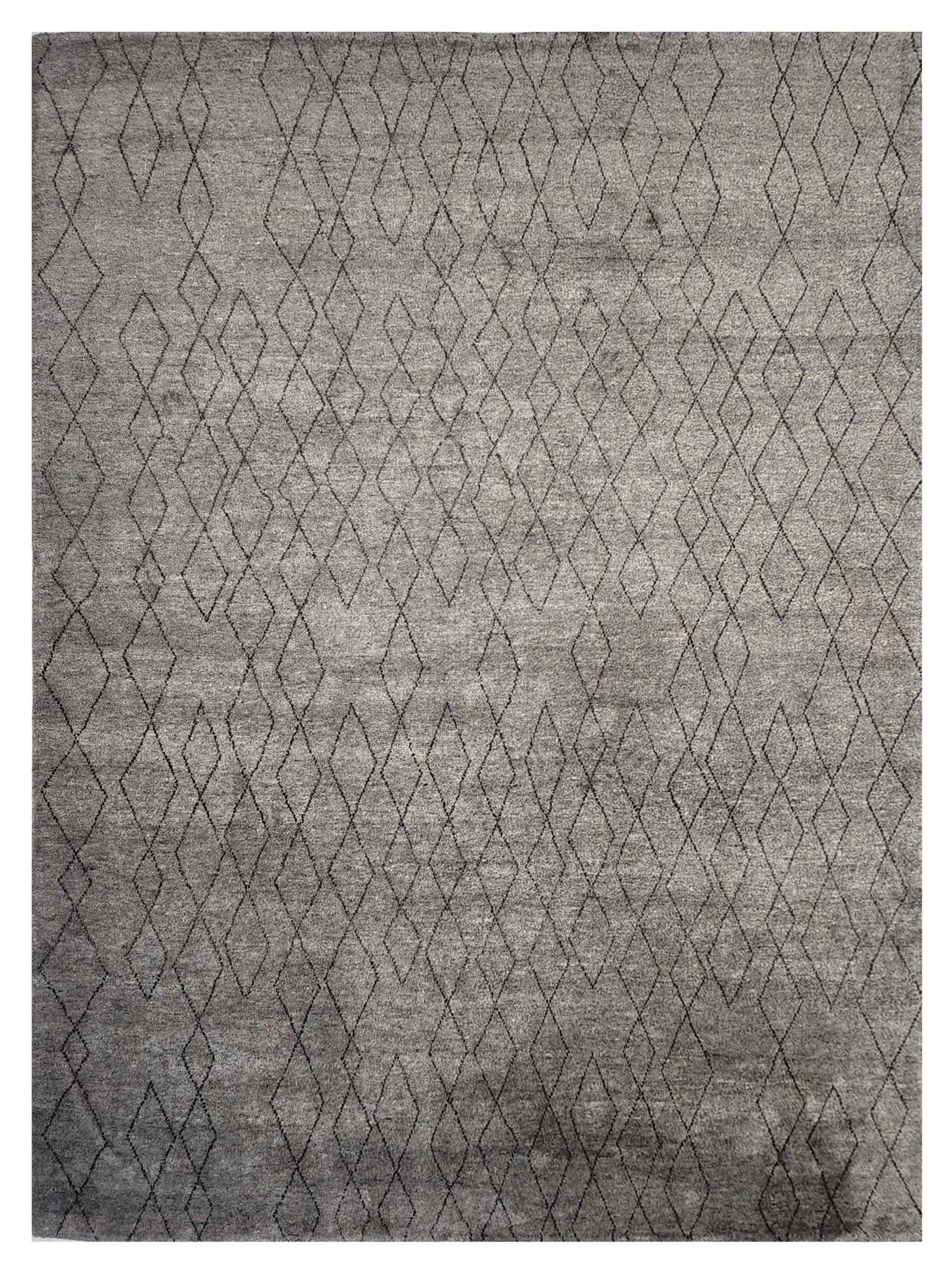 Artisan Marion Grey Transitional Knotted Rug - Rugs - Artisan - Atlanta Designer Rugs