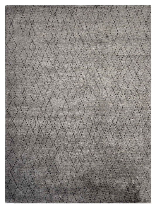 Artisan Marion Grey Transitional Knotted Rug - Rugs - Artisan - Atlanta Designer Rugs