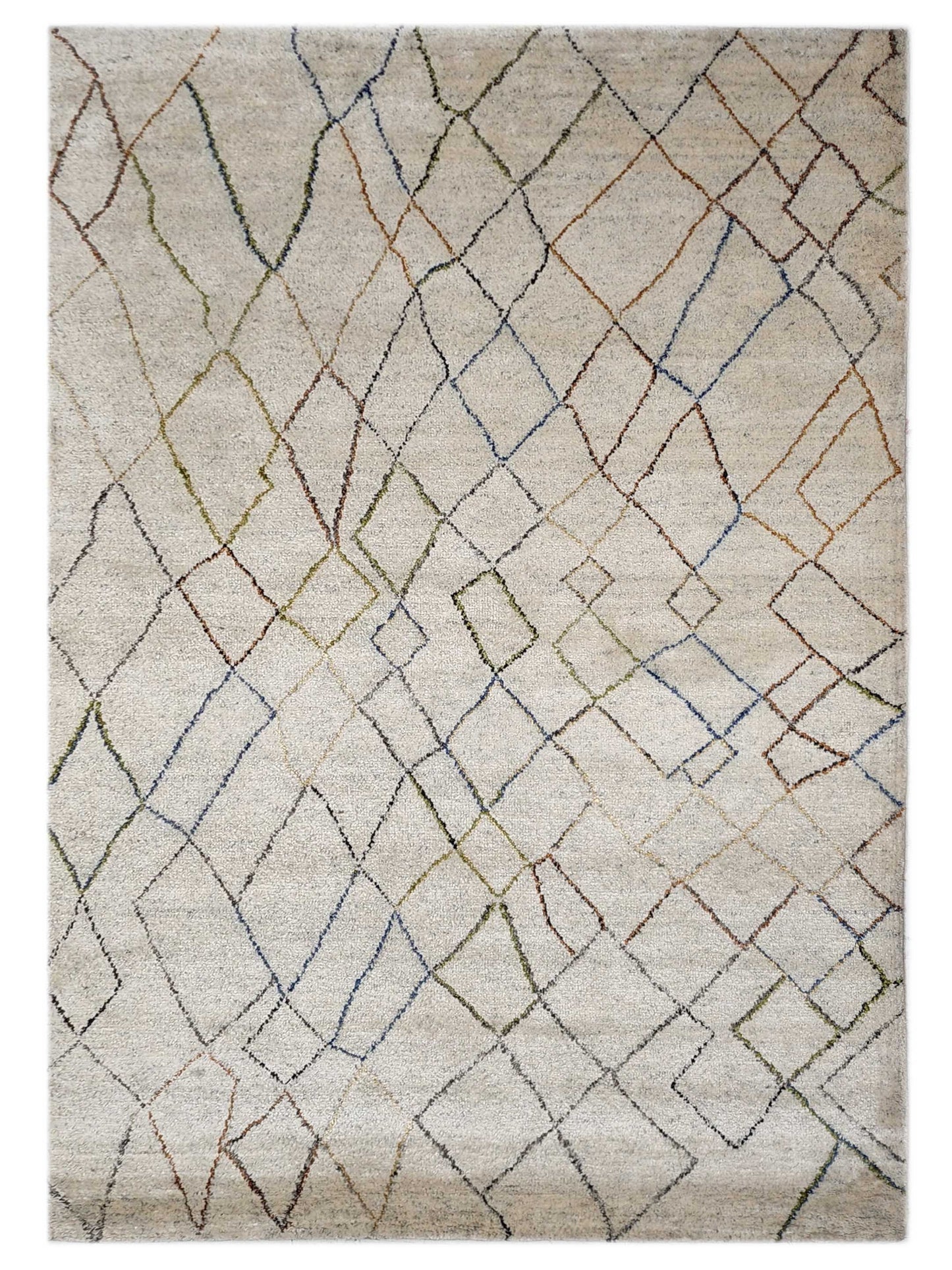 Artisan Marion Ivory Multi Transitional Knotted Rug - Rugs - Artisan - Atlanta Designer Rugs