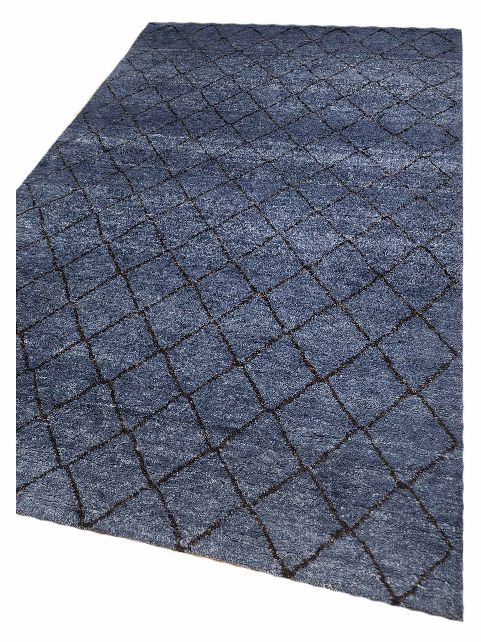 Artisan Marion Navy Transitional Knotted Rug - Rugs - Artisan - Atlanta Designer Rugs