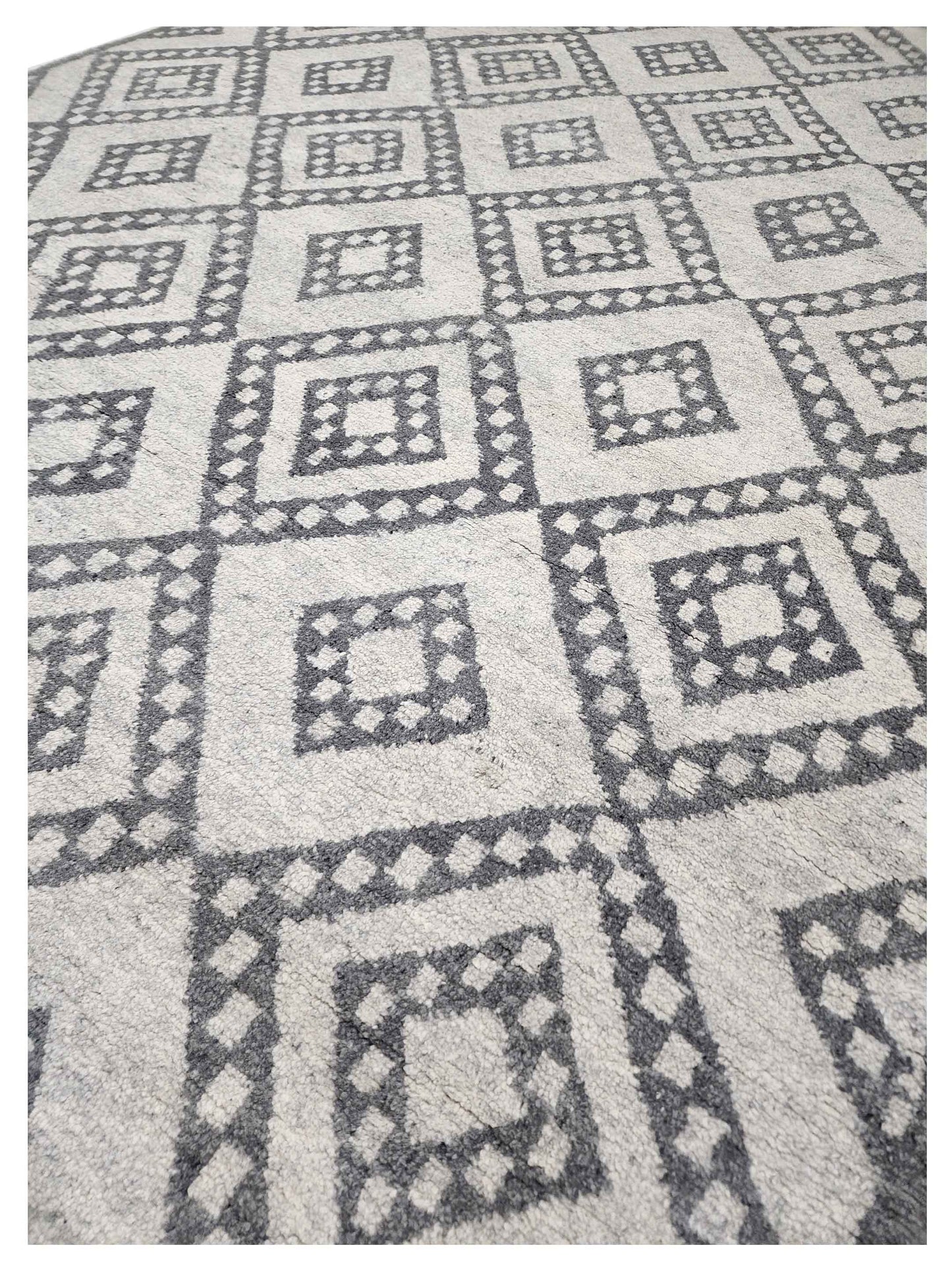 Artisan Marion Grey Black Transitional Knotted Rug - Rugs - Artisan - Atlanta Designer Rugs