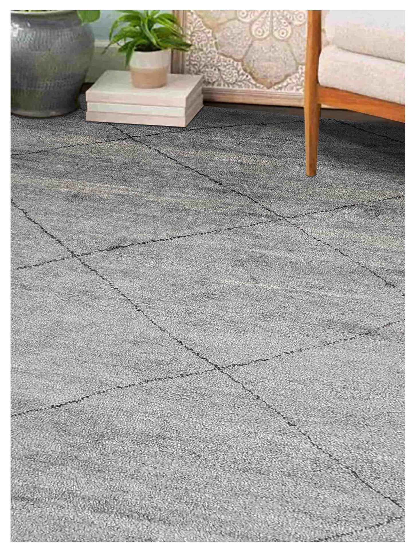 Artisan Marion  Grey  Transitional Knotted Rug