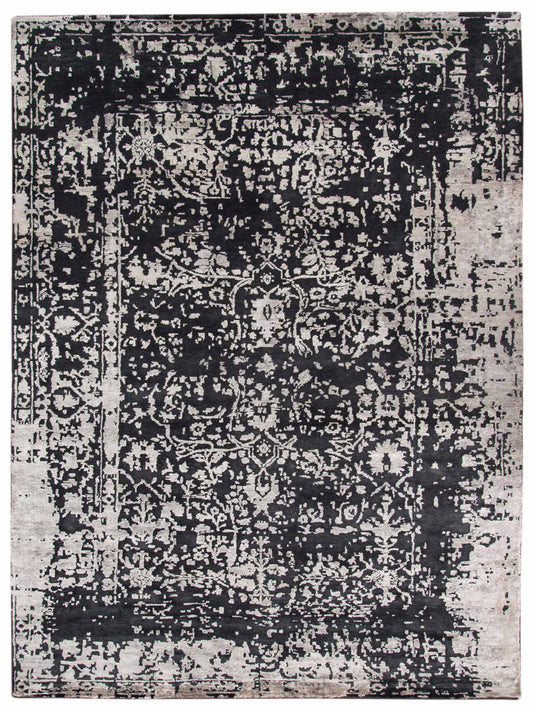 Limited Mossman MOM - 902 Dark Gray Traditional Knotted Rug - Rugs - Limited - Atlanta Designer Rugs