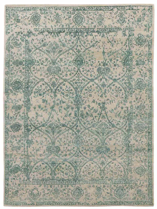 Limited Mossman MOM - 907 Parrot Green Traditional Knotted Rug - Rugs - Limited - Atlanta Designer Rugs