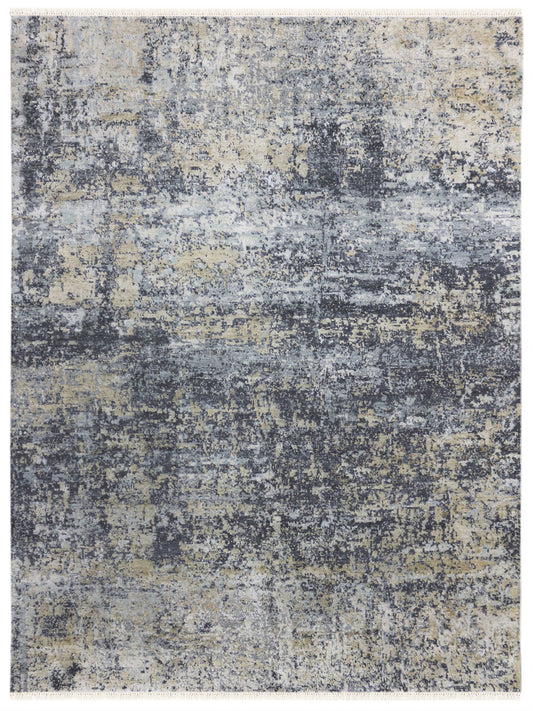 Limited MORWELL MO - 426 Gray Gold Transitional Knotted Rug - Rugs - Limited - Atlanta Designer Rugs