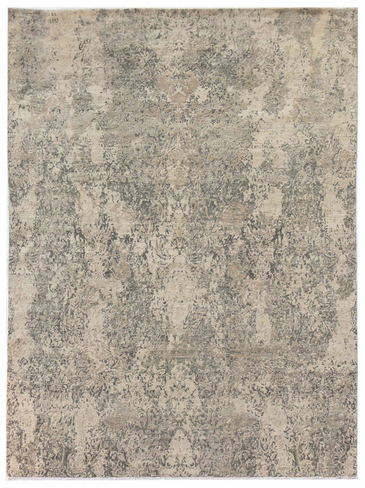 Limited MORWELL MO - 403 Light Gray Transitional Knotted Rug - Rugs - Limited - Atlanta Designer Rugs