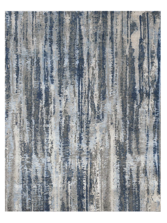 Limited MORWELL MO - 448 BLUE Transitional Knotted Rug - Rugs - Limited - Atlanta Designer Rugs