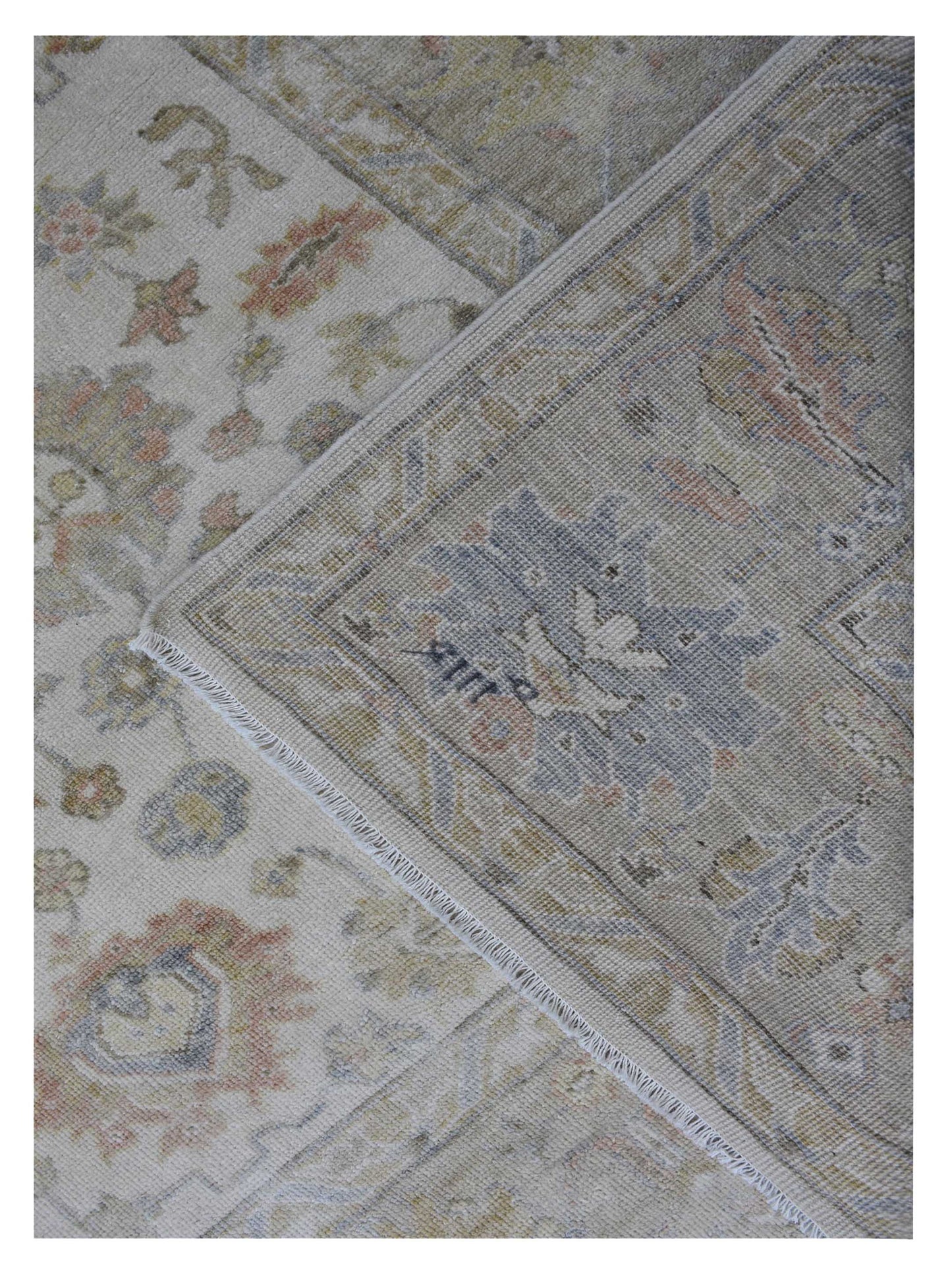 Artisan Priscilla Ivory Beige Traditional Knotted Rug - Rugs - Artisan - Atlanta Designer Rugs