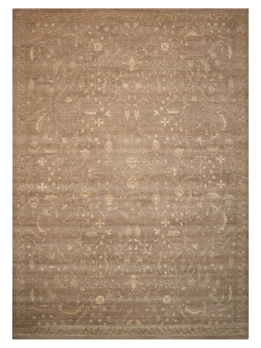 Nourison Home Silken Allure SLK02 Taupe  Traditional Loom Rug