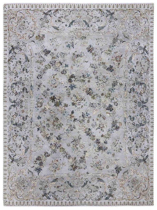 Limited Orford ORF - 703 Light Gray Transitional Knotted Rug - Rugs - Limited - Atlanta Designer Rugs